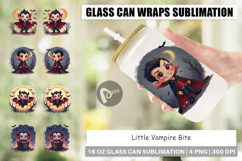 Glass Can Halloween Vampire Bite Product Image 1