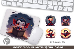 Mouse Pad Halloween Vampire Bite Product Image 1