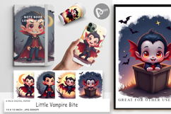 Digital Paper Halloween Vampire Bite Product Image 1