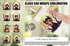 Glass Can Halloween Vampire Bite Product Image 1