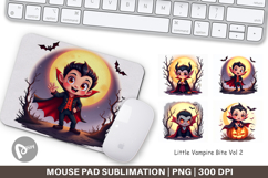 Mouse Pad Halloween Vampire Bite Product Image 1