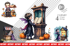 Vampire Market Haul Clipart Product Image 1