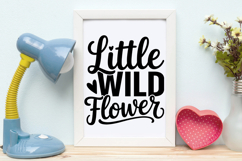 Little Wild Flower SVG | Baby SVG | Newborn SVG Product Image 4