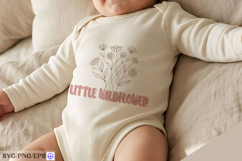 Baby &amp; Kids Wildflower T-shirt SVG PNG Design Product Image 2