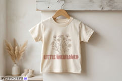 Baby &amp; Kids Wildflower T-shirt SVG PNG Design Product Image 3