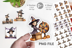 Witch Market Night Sticker Product Image 1