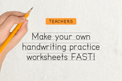 Little Writer - Learn to Write Font Product Image 2