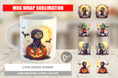Mug Wrap Halloween Zombie Stumble Product Image 1