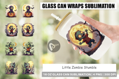 Glass Can Halloween Zombie Stumble Product Image 1