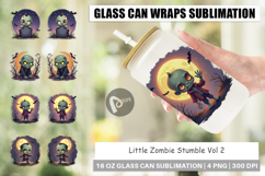 Glass Can Halloween Zombie Stumble Product Image 1