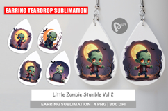 Earring Halloween Zombie Stumble Product Image 1