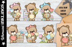 Little Bear Easter Clipart for Sublimation and Crafting Product Image 1