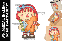 Little Cookie Annie Sublimation Clipart Product Image 1