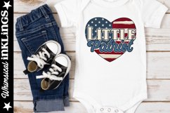 Little Patriot- Fourth Of July Patriotic Sublimation Product Image 1