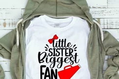 Cheer Sister Svg-Little Sister Biggest Fan Svg - Cheer Svg Product Image 3