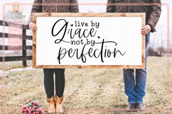 Live by Grace Not Perfection - Christian svg Product Image 3