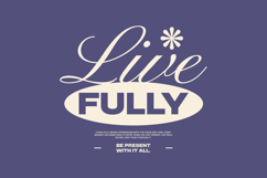 Live Fully Typography Quotes T-shirt Design Product Image 1