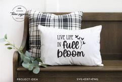 Live Life in full Bloom | Spring Home Decor svg Product Image 7