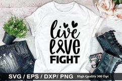 Live love fight - True crime SVG Design Product Image 1