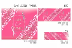 live love fight sublimation design for tumbler and mug and pen