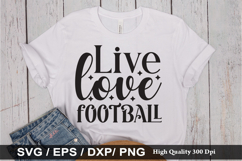 Live love football - Game Day SVG Design Product Image 1