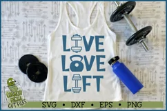Live Love Lift Fitness SVG File Product Image 1