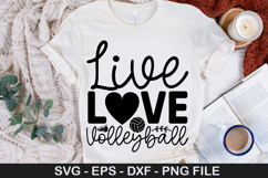 Volleyball SVG Design - Crazy Proud Always Loud Volleyball Product Image 4