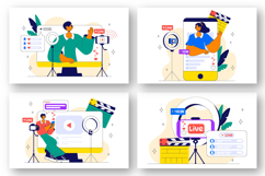 10 Live Streaming Setup Illustration Product Image 3