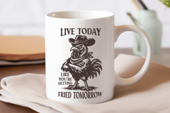 Chicken Keeper SVG Bundle 8 Funny Chicken Life PNG Designs Product Image 6