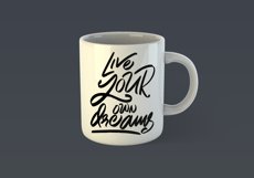 Live Your Own Dreams Motivational Quote Design