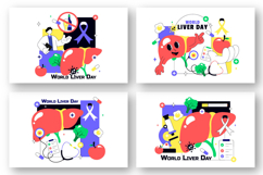 10 World Liver Day Illustration Product Image 3