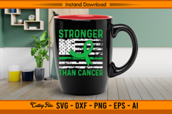 Stronger Than Cancer Liver Cancer Awareness SVG File Product Image 3