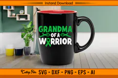 Grandma of a Warrior Liver Cancer Awareness SVG File Product Image 3