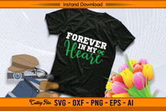 Forever in My Heart Liver Cancer Awareness SVG File Product Image 2