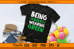 Being Bold Wearing Green Liver Cancer Awareness SVG Product Image 2
