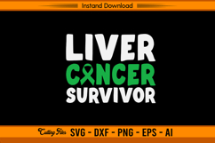 Liver Cancer Survivor Awareness Ribbon SVG File Product Image 1