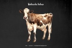 Watercolor domestic animal clipart. Livestock clipart Product Image 4