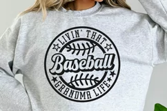 Livin' That Baseball Grandma Life Svg, Baseball Svg Cut File Product Image 3