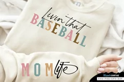 Livin' That Baseball Sleeve SVG, Mother's Day SVG Design Product Image 3