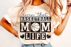 Basketball Mom PNG, Basketball Mama PNG, Retro Basketball Product Image 2