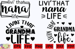 Livin&#039; That Grandma Life SVG | Grandma Life SVG | Nana SVG Product Image 1