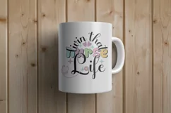 Livin That Nurse Life, Retro Nurse PNG Product Image 4
