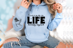 Living a life divinely inspired Sleeve SVG Design Product Image 3