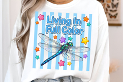 Living in Full Color Dragonfly PNG Product Image 2