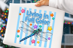 Living in Full Color Dragonfly PNG Product Image 4