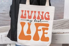 Living My Best Life SVG, Inspirational SVG Design Product Image 3