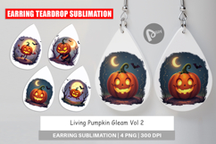 Earring Halloween Pumpkin Gleam Product Image 1