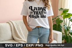 Weed SVG Design - Just Chillin With Mary Jane Product Image 4