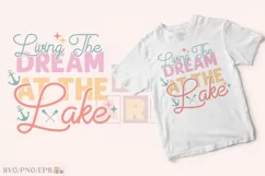 Lake SVG T-shirt Design, Lake PNG Product Image 2