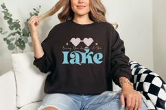 Living The Dream At The Lake SVG, Summer SVG Design Product Image 1